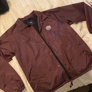 Purple polyester VANS jacket